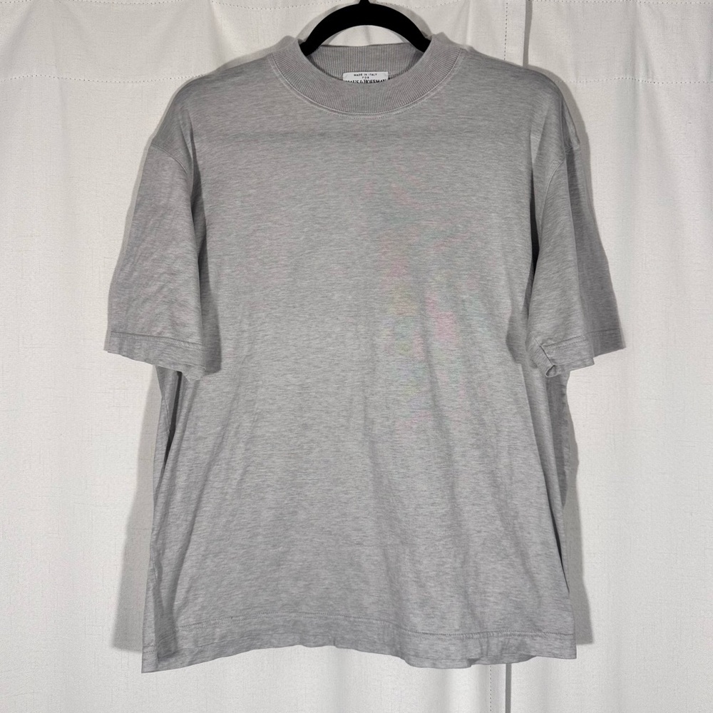 Maus & Hoffman Gray Cotton Crewneck Tee